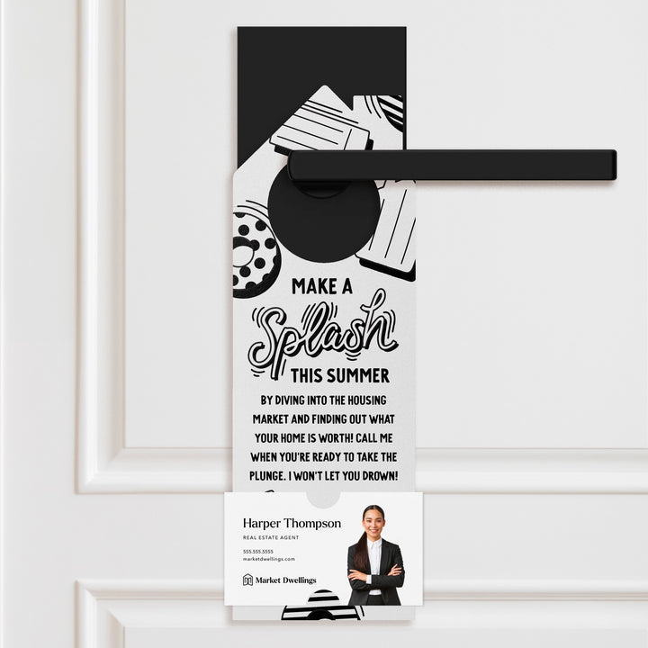 Make A Splash This Summer Door Hangers Door Hanger Market Dwellings WHITE