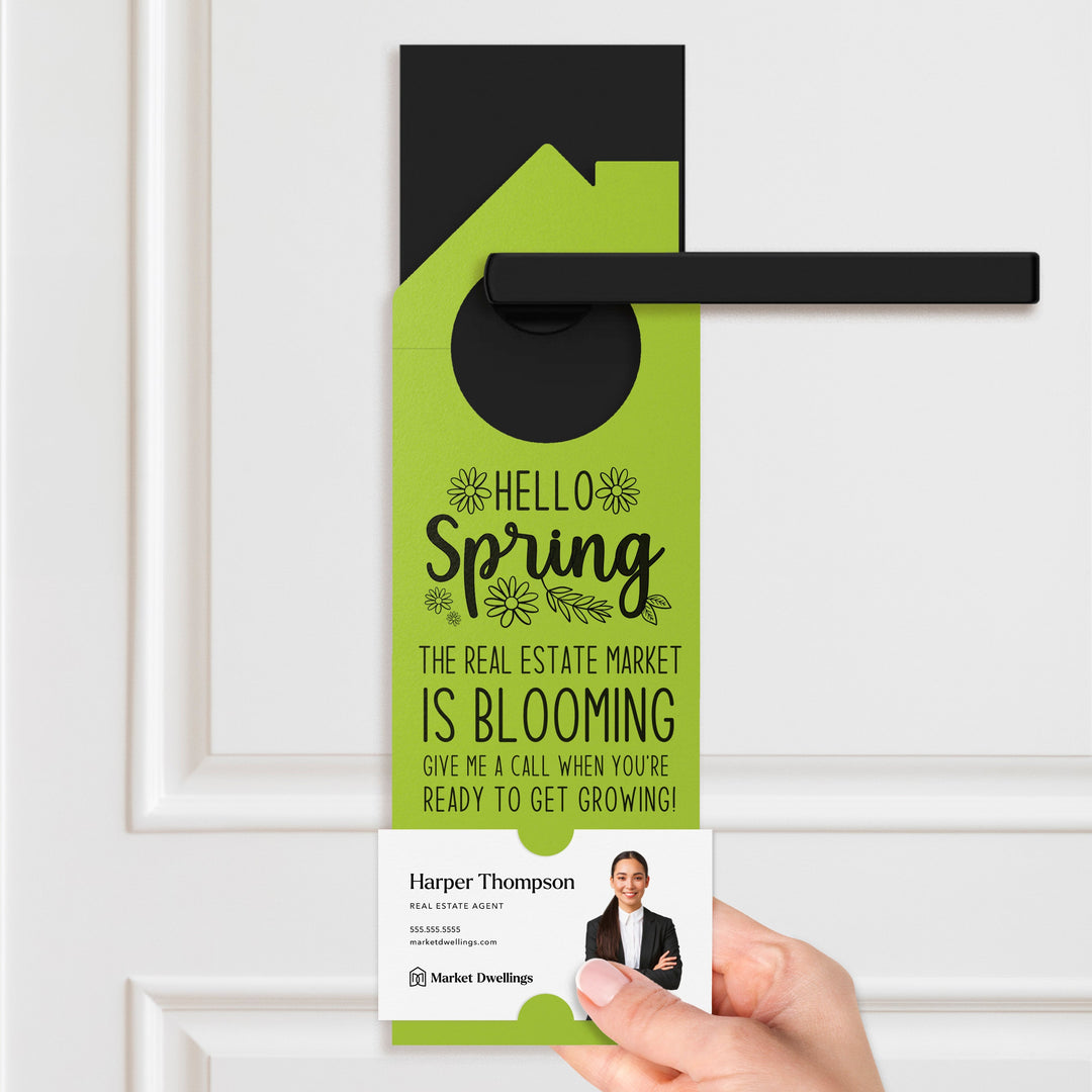 Hello Spring Door Hangers Door Hanger Market Dwellings