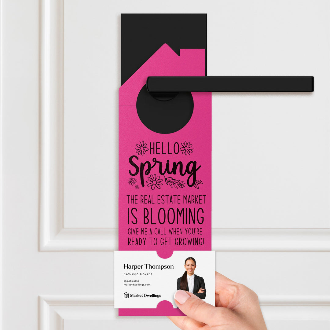 Hello Spring Door Hangers Door Hanger Market Dwellings