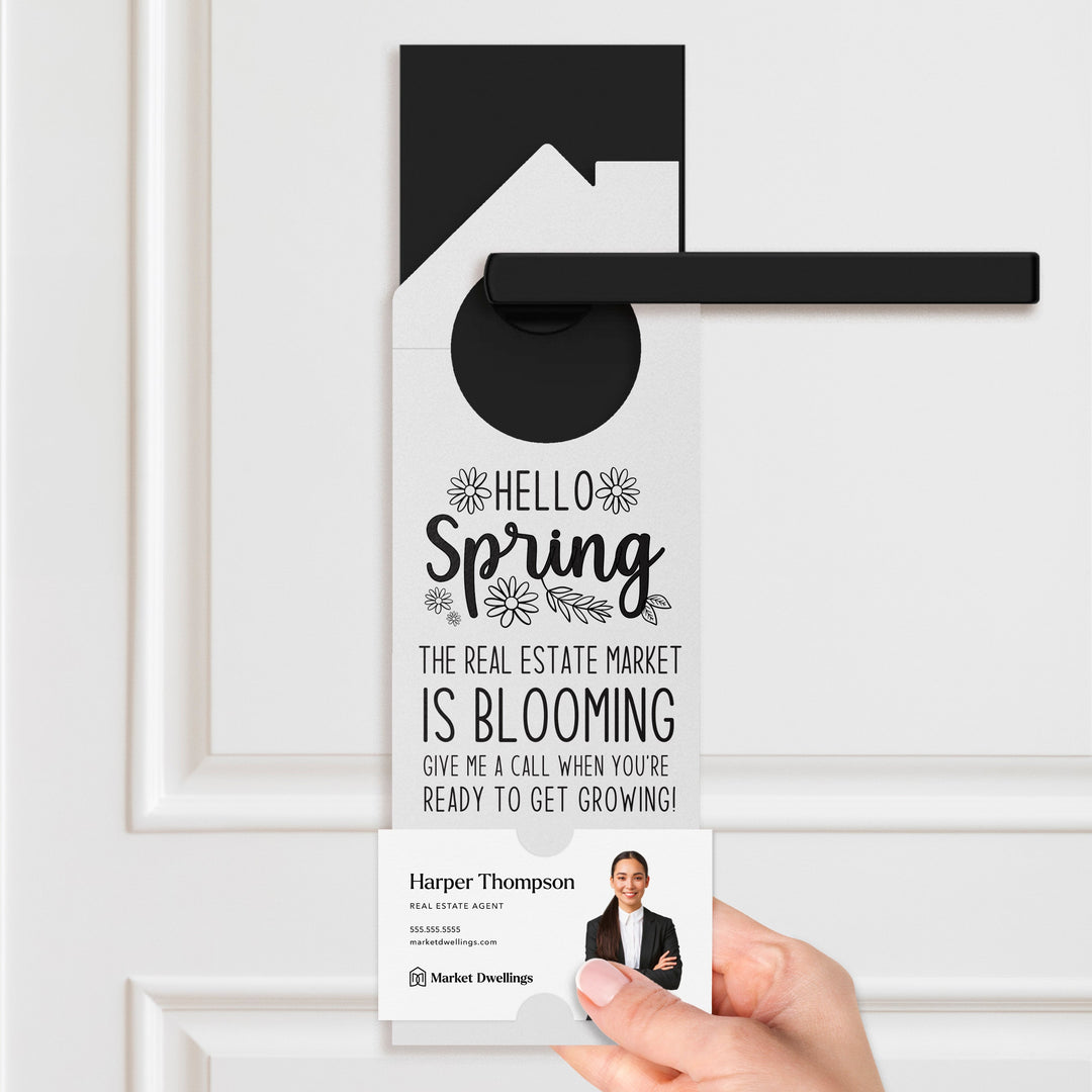 Hello Spring Door Hangers Door Hanger Market Dwellings