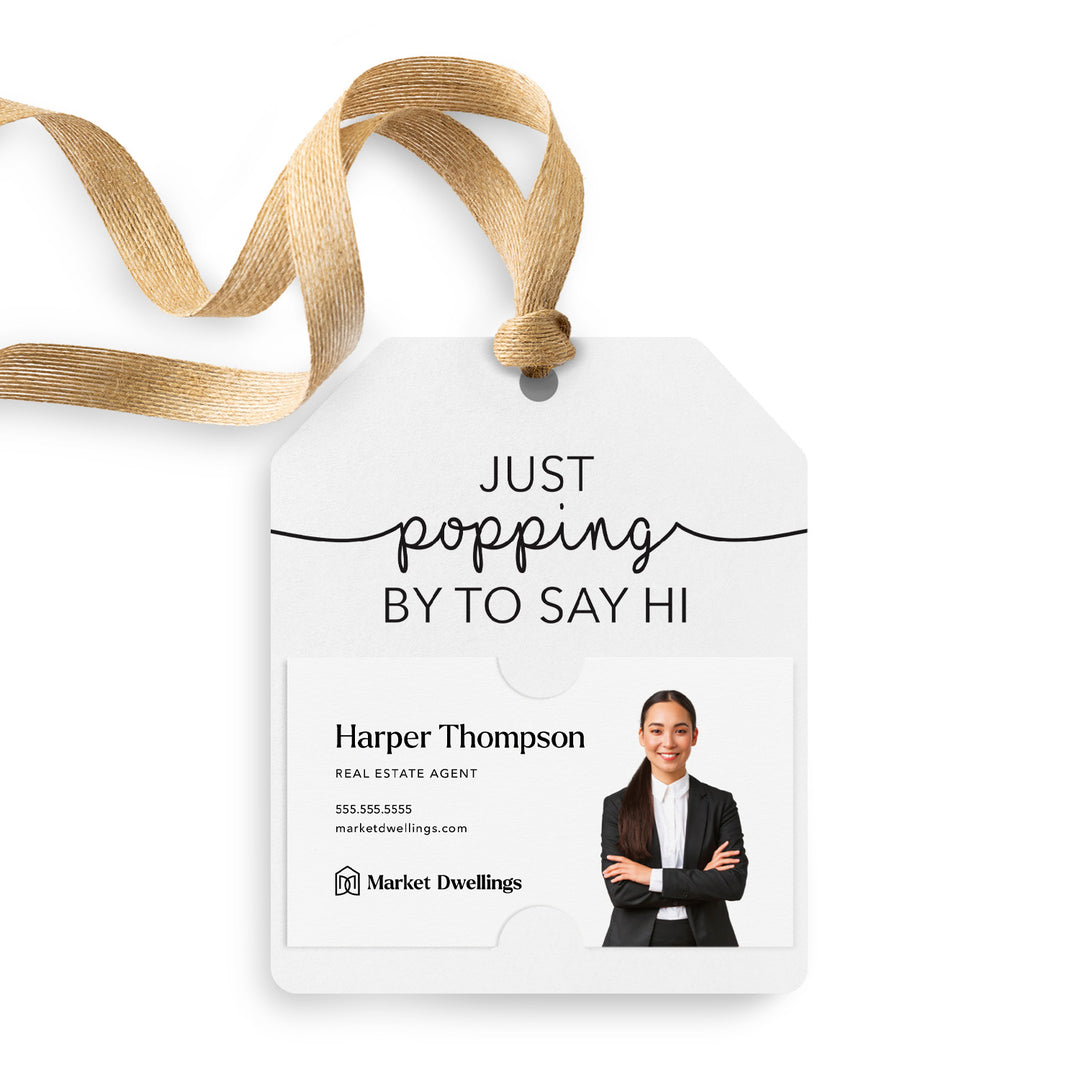 Just Popping By To Say Hi | Gift Tags