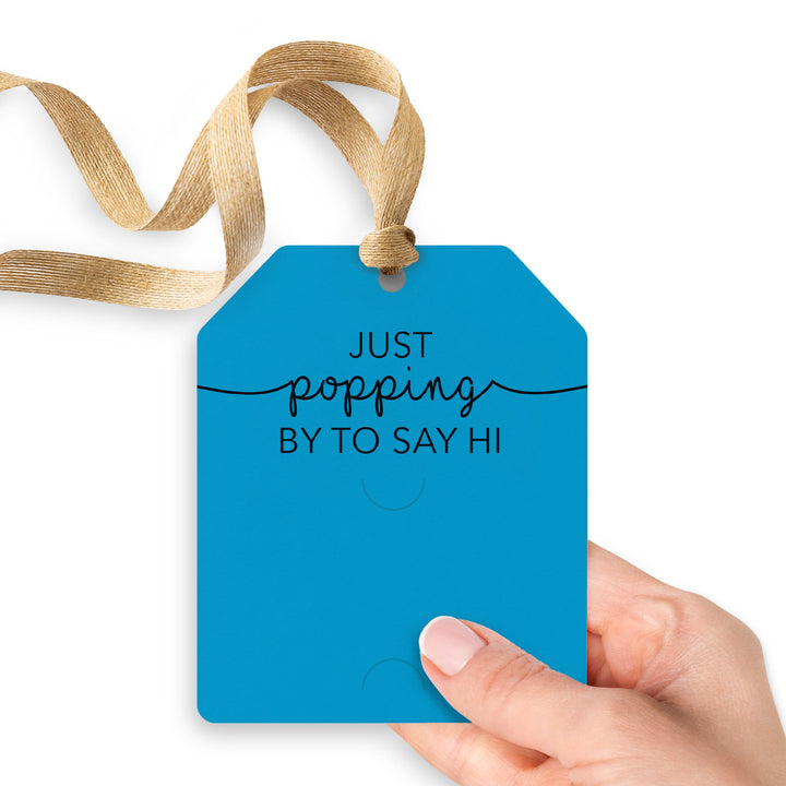 Just Popping By To Say Hi | Gift Tags Gift Tag Market Dwellings