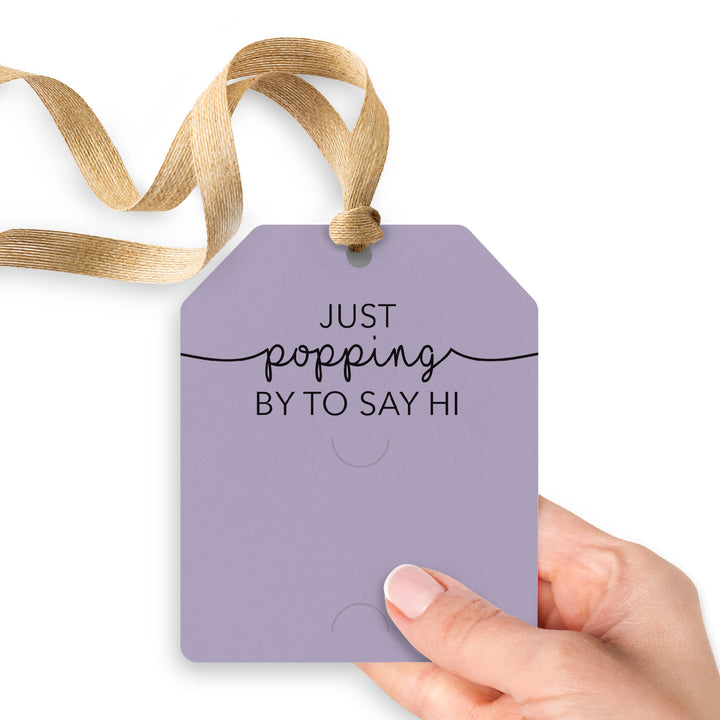 Just Popping By To Say Hi | Gift Tags Gift Tag Market Dwellings