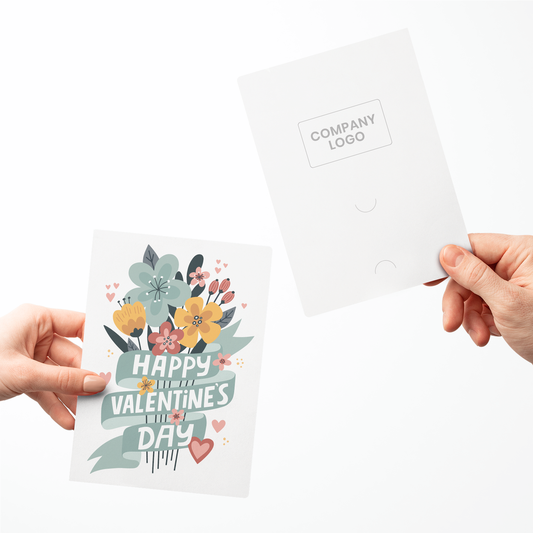 Set of Happy Valentine's Day Greeting Cards | Envelopes Included Greeting Card Market Dwellings