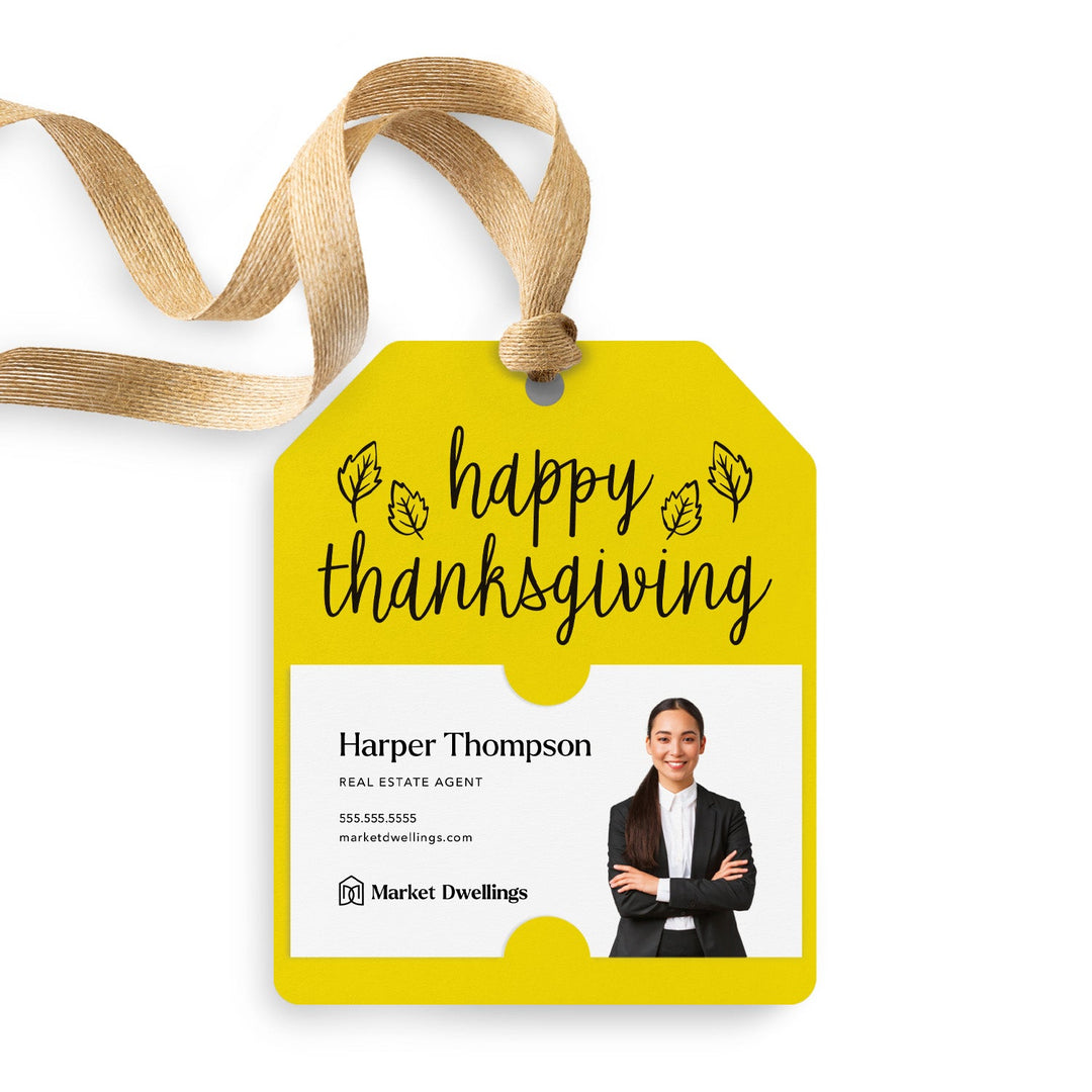 Happy Thanksgiving | Gift Tags Gift Tag Market Dwellings LEMON