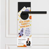 The Real Estate Market Is Taking Off! Door Hangers Door Hanger Market Dwellings WHITE 10