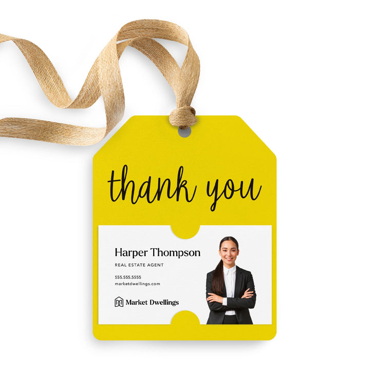 Thank You | Gift Tags Gift Tag Market Dwellings LEMON