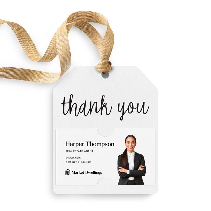 Thank You | Gift Tags Gift Tag Market Dwellings WHITE