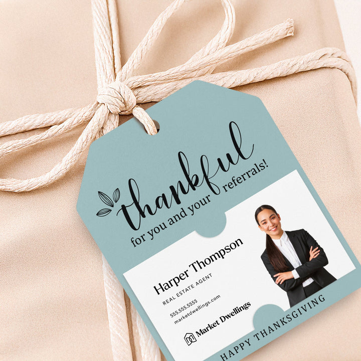 Thankful for You and Your Referrals | Gift Tags Gift Tag Market Dwellings