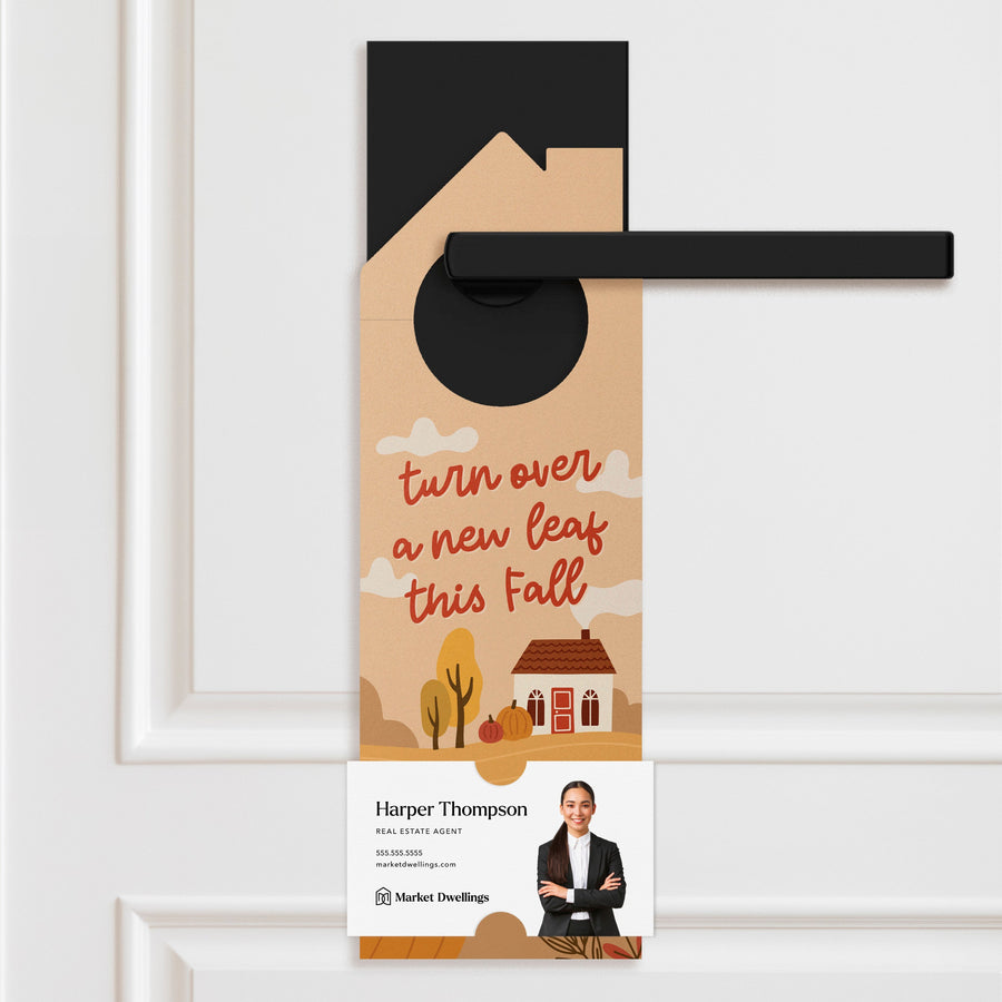 Turn over a New Leaf this Fall Door Hangers Door Hanger Market Dwellings