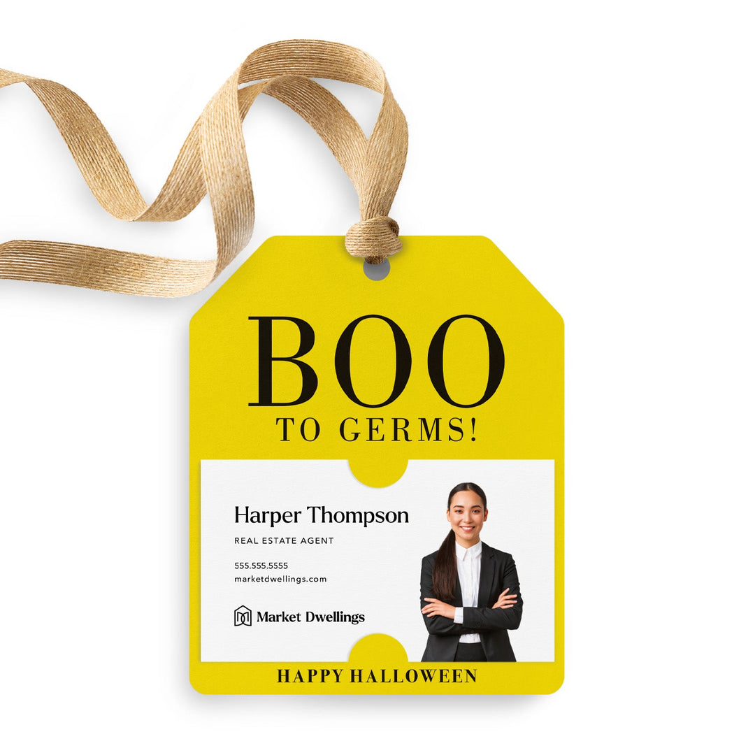 BOO To Germs! | Gift Tags Gift Tag Market Dwellings LEMON