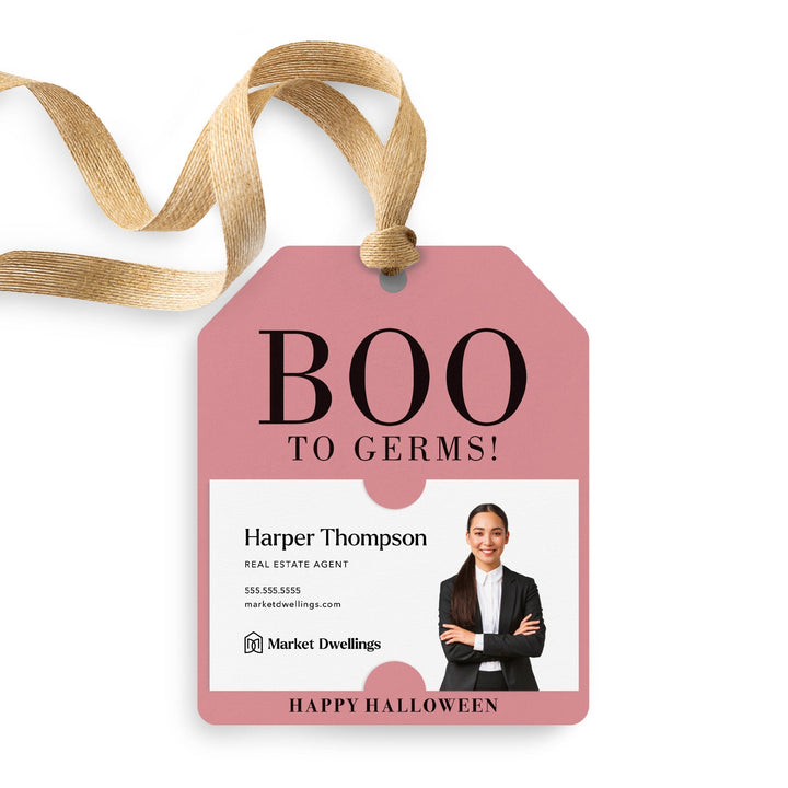 BOO To Germs! | Gift Tags Gift Tag Market Dwellings LIGHT PINK