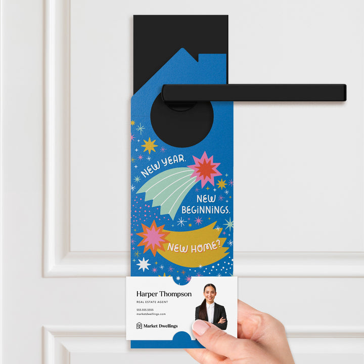 New Year. New Beginnings. New Home? Door Hangers Door Hanger Market Dwellings