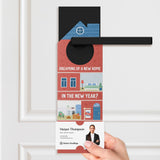Dreaming of a New Home in the New Year? Door Hangers Holiday Door Hanger Market Dwellings