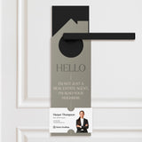 I'm not just a Real Estate Agent, I'm also your Neighbor Door Hangers Door Hanger Market Dwellings CEMENT 10