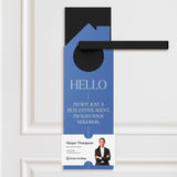 I'm not just a Real Estate Agent, I'm also your Neighbor Door Hangers Door Hanger Market Dwellings COOL-BLUE 10