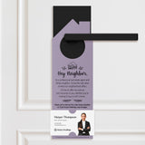 Hey Neighbor Real Estate Agent Door Hangers Door Hanger Market Dwellings
