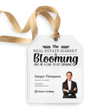 The Real Estate Market is Blooming | Gift Tags Gift Tag Market Dwellings WHITE 12