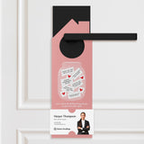 Valentine's Day Wish Jar Door Hangers Holiday Door Hanger Market Dwellings PINK SHERBET 10