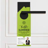 Hello Summer Real Estate Maintenance Checklist Door Hangers Season Door Hanger Market Dwellings
