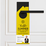 Hello Summer Real Estate Maintenance Checklist Door Hangers Season Door Hanger Market Dwellings