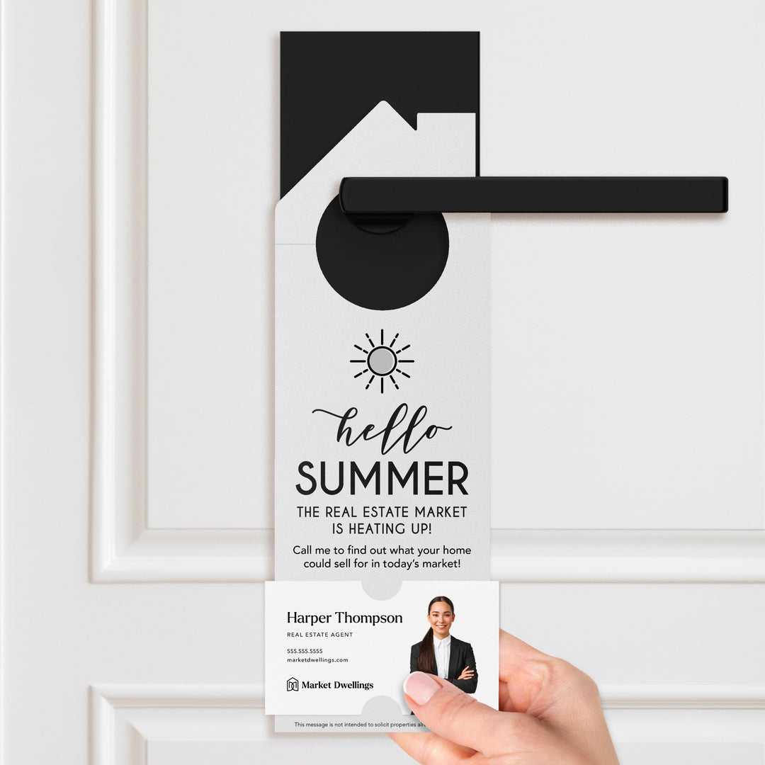 Hello Summer Real Estate Maintenance Checklist Door Hangers