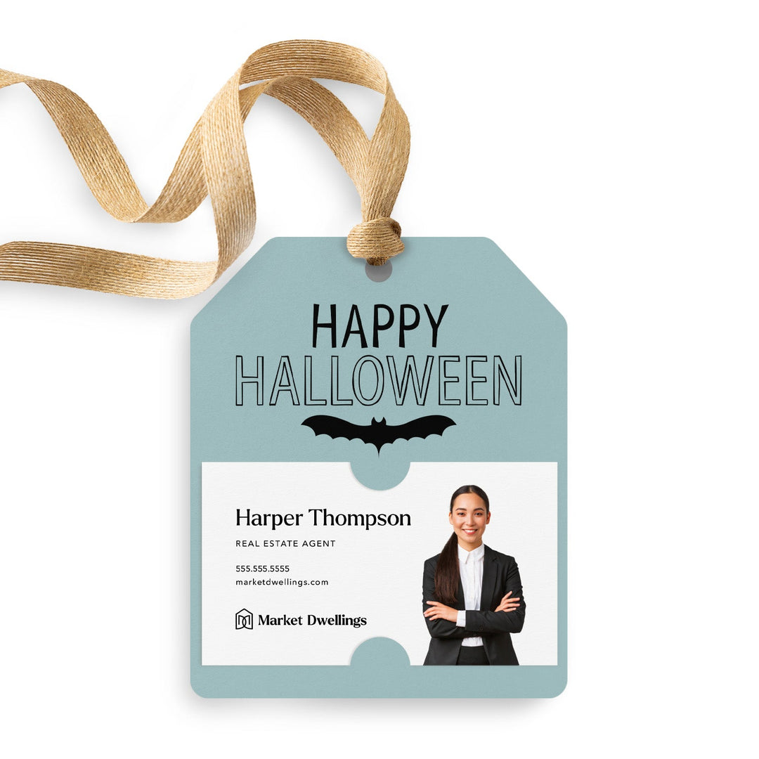 Happy Halloween | Gift Tags Gift Tag Market Dwellings LIGHT BLUE