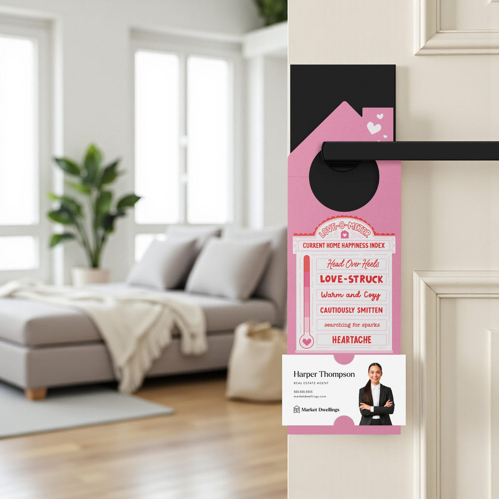 Love-O-Meter Door Hangers Holiday Door Hanger Market Dwellings