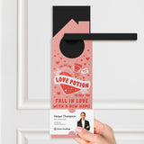 I've Got The Love Potion To Help You Fall In Love With A New Home Door Hangers Holiday Door Hanger Market Dwellings