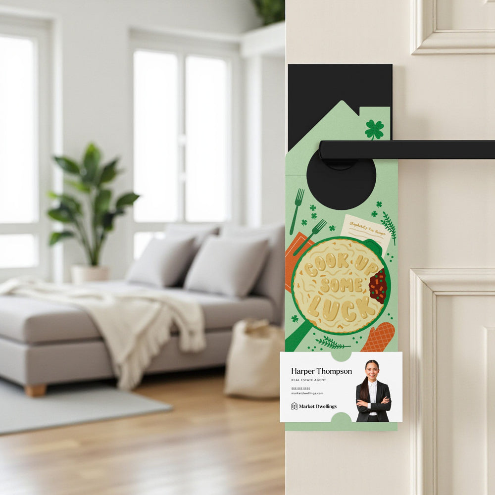 Cook Up Some Luck Door Hangers Holiday Door Hanger Market Dwellings