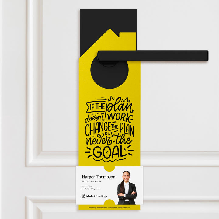 Change the Plan Real Estate Expired Listing Door Hangers Door Hanger Market Dwellings LEMON