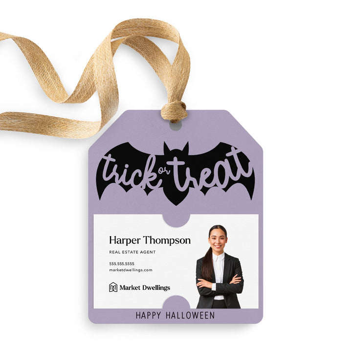 Trick or Treat | Gift Tags Gift Tag Market Dwellings LIGHT PURPLE