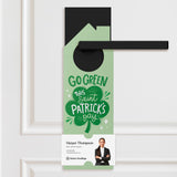 Go Green This St. Patrick's Day Door Hangers Holiday Door Hanger Market Dwellings