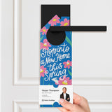 Hop Into A New Home This Spring! Door Hangers Holiday Door Hanger Market Dwellings