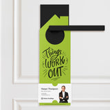 Things Will Work Out Real Estate Expired Listing Door Hangers Door Hanger Market Dwellings