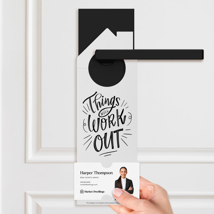 Things Will Work Out Real Estate Expired Listing Door Hangers