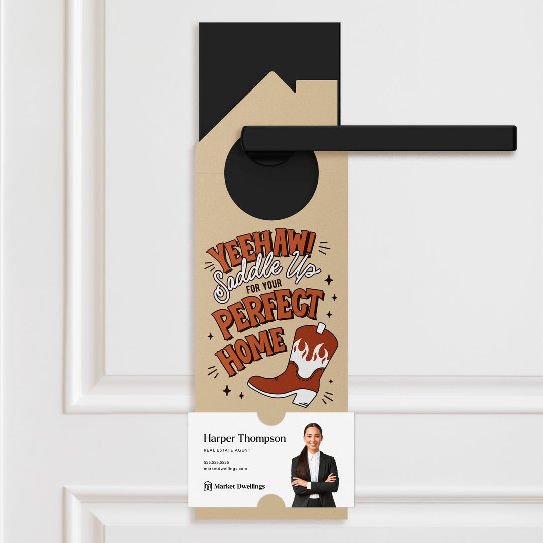 Yeehaw! Saddle Up For Your Perfect Home Door Hangers Door Hanger Market Dwellings