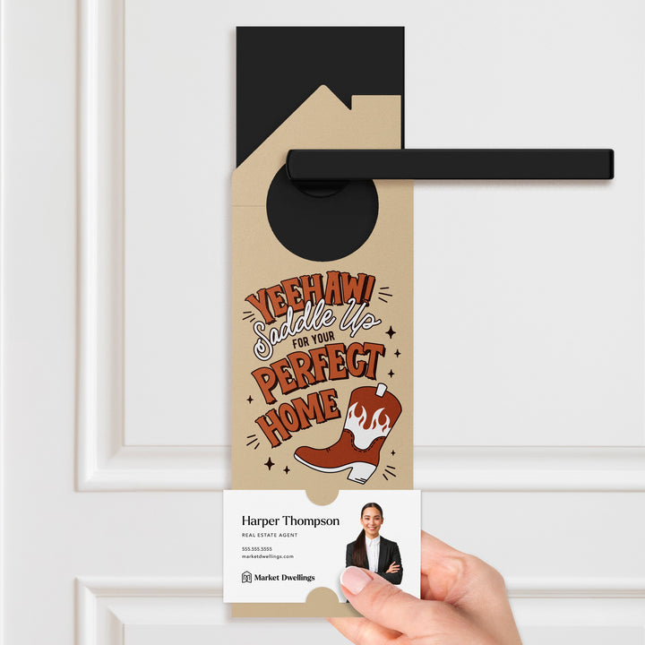 Yeehaw! Saddle Up For Your Perfect Home Door Hangers Door Hanger Market Dwellings