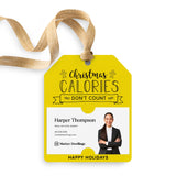 Christmas Calories Don't Count | Gift Tags Gift Tag Market Dwellings LEMON 12
