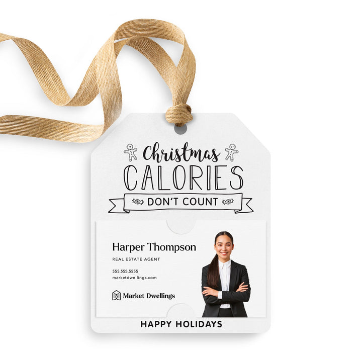 Christmas Calories Don't Count | Gift Tags Gift Tag Market Dwellings WHITE