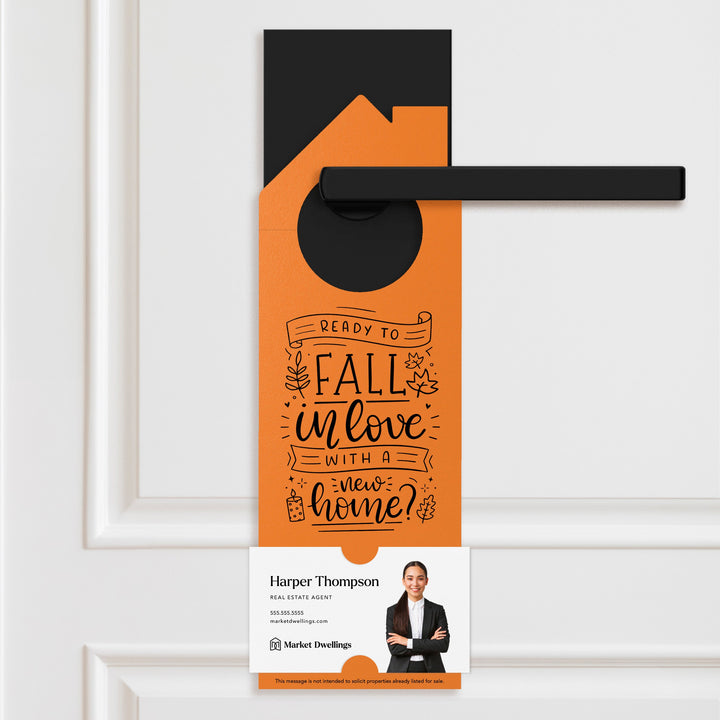 Ready to FALL in Love with a New Home Door Hangers Door Hanger Market Dwellings CARROT