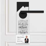 Ready to FALL in Love with a New Home Door Hangers Season Door Hanger Market Dwellings WHITE 10