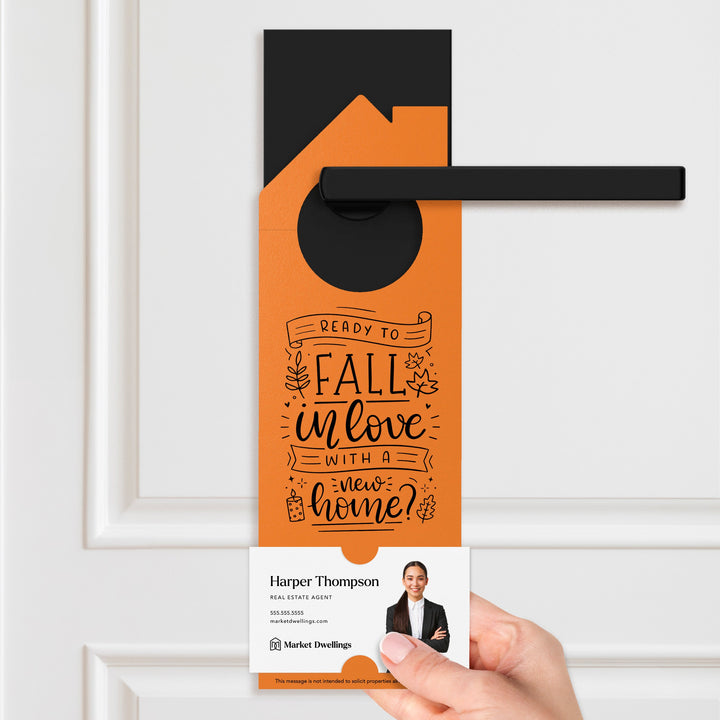 Ready to FALL in Love with a New Home Door Hangers