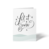 Let It Snow | Greeting Cards with Envelopes Greeting Card Market Dwellings