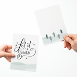Let It Snow | Greeting Cards with Envelopes Greeting Card Market Dwellings