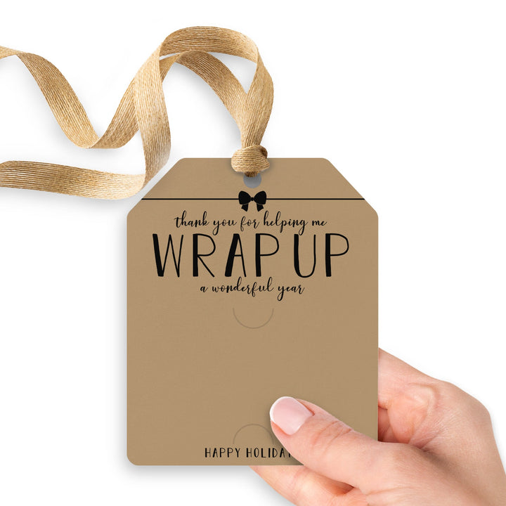 Thank You for Helping Me Wrap Up a Wonderful Year | Gift Tags Gift Tag Market Dwellings