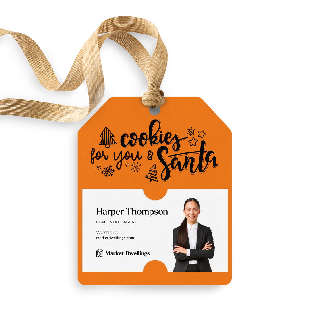 Cookies For You and Santa | Gift Tags Gift Tag Market Dwellings CARROT