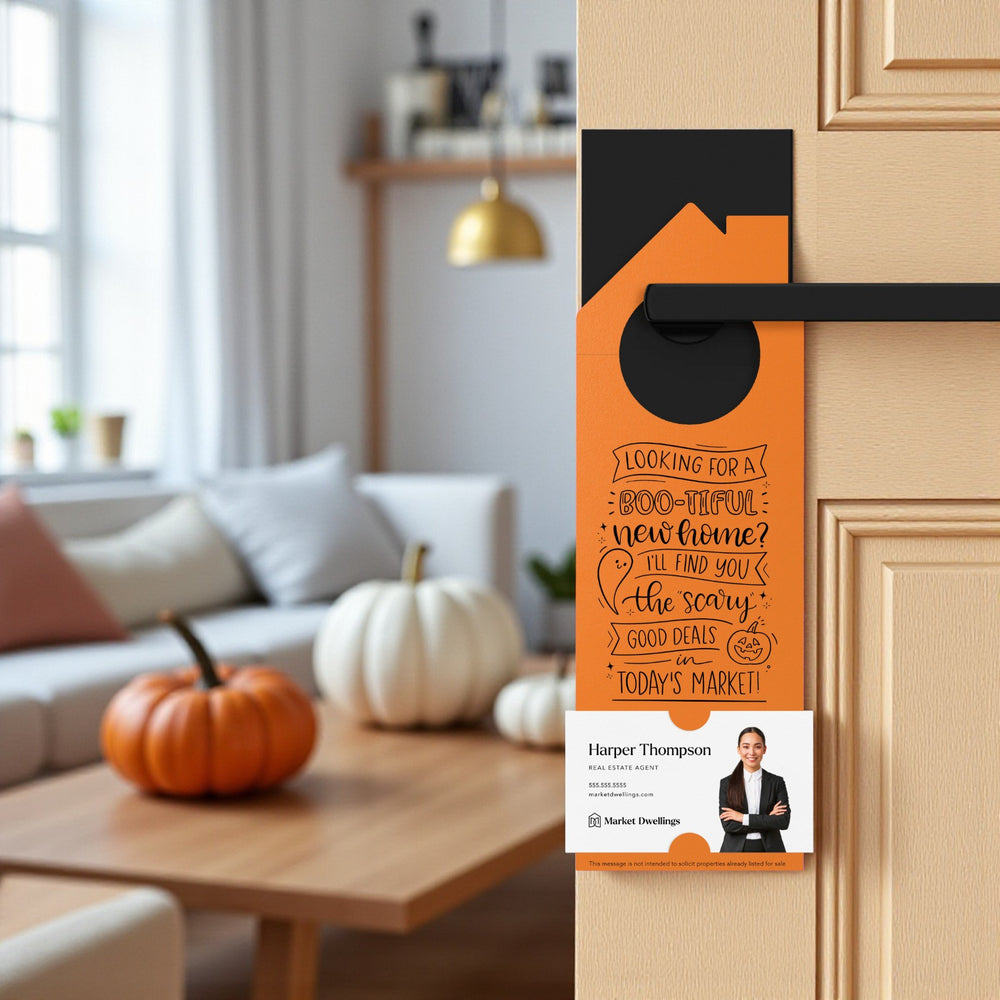 Looking For A BOO-tiful New Home? Door Hangers Holiday Door Hanger Market Dwellings