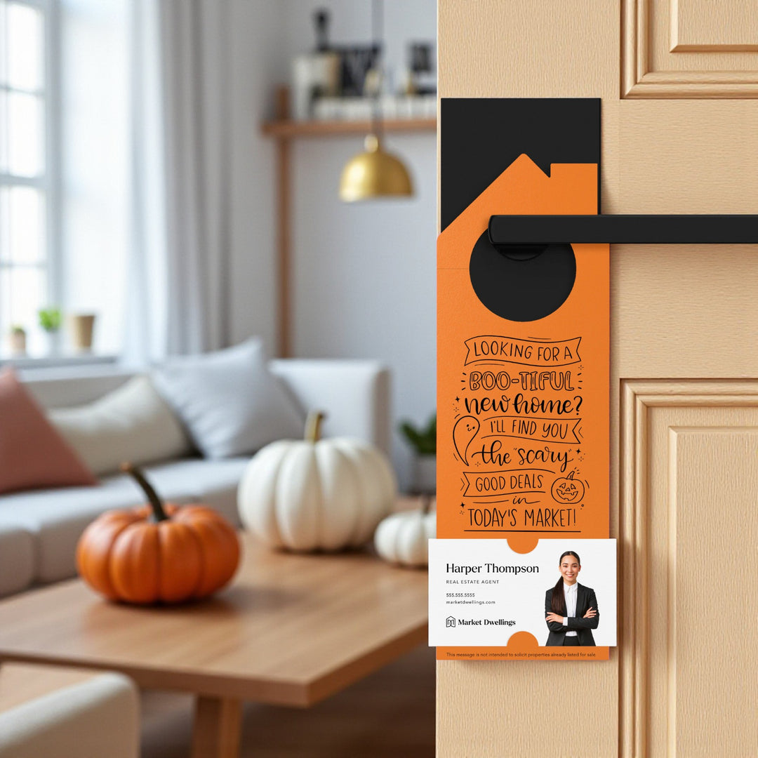 Looking For A BOO-tiful New Home? Door Hangers Holiday Door Hanger Market Dwellings