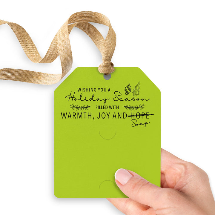 Wishing You A Holiday Season Filled With Warmth, Joy and Soap | Gift Tags